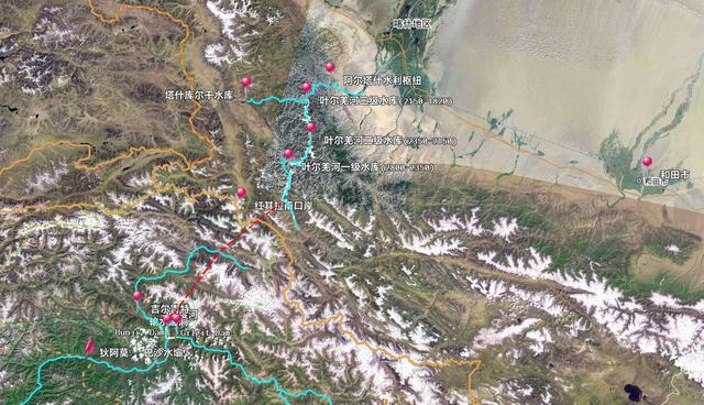 从印度河调水120亿方入疆规划方案,从印度河调水120亿方入疆规划方案,第13张