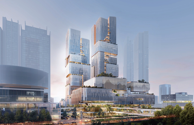 中标方案｜京东集团深圳总部，效果图与平面图！,中标方案｜京东集团深圳总部，效果图与平面图！,第7张