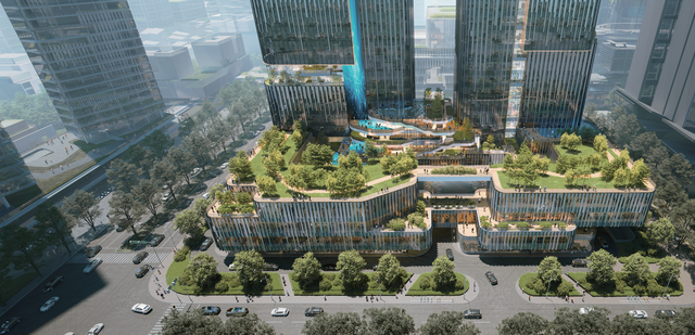 中标方案｜京东集团深圳总部，效果图与平面图！,中标方案｜京东集团深圳总部，效果图与平面图！,第20张