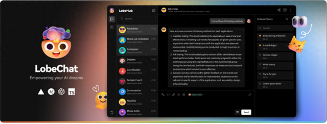 一键免费拥有你自己的 ChatGPT应用：Lobe Chat