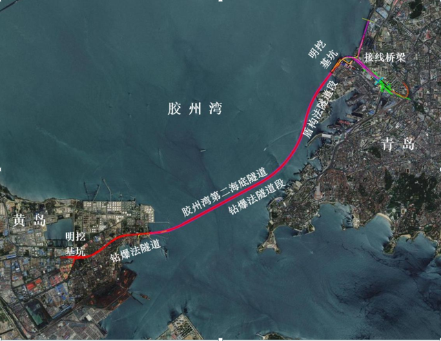 国家队海下探路，胶州湾第二海底隧道正在全速推进,国家队海下探路，胶州湾第二海底隧道正在全速推进,第2张