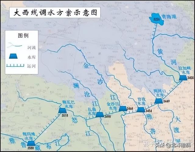 大西线调水的线路应该这样走，将4条国际河流的水调取到北方,大西线调水的线路应该这样走，将4条国际河流的水调取到北方,第3张