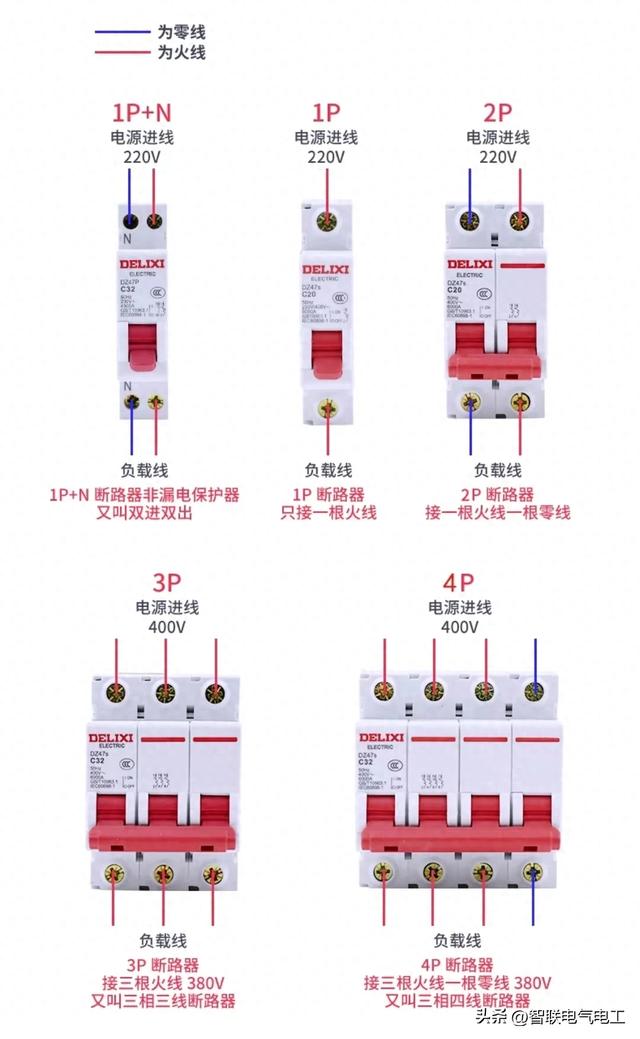 电工必须掌握的电气元件-空气开关，也是用到最多的一种元件