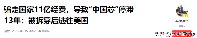 他骗取11亿研发经费，让“中国芯”停滞13年，事情败露后出逃美国,他骗取11亿研发经费，让“中国芯”停滞13年，事情败露后出逃美国,第10张