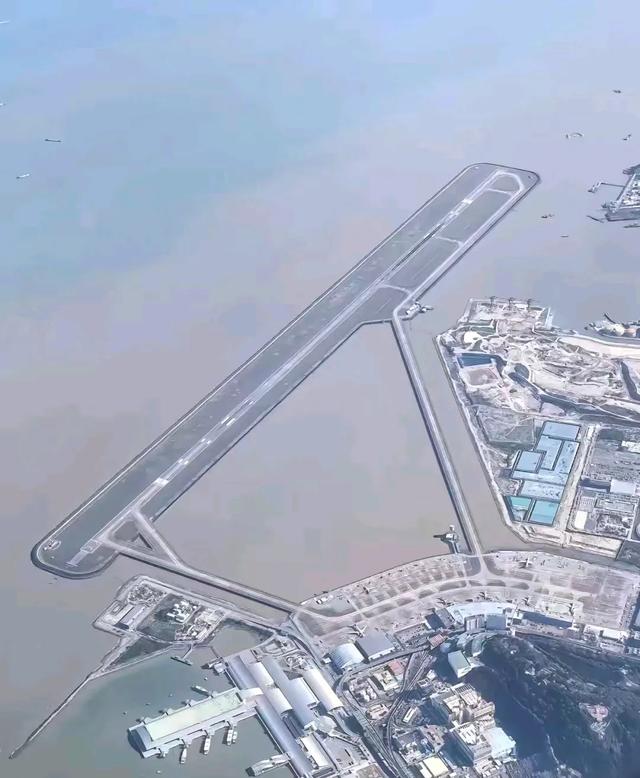 澳门机场跑道设计很有智慧，人工填海建的跑道，连接桥形成三角形,澳门机场跑道设计很有智慧，人工填海建的跑道，连接桥形成三角形,第6张